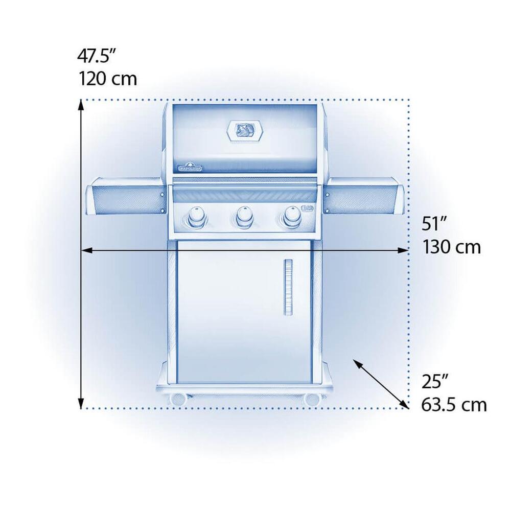 Napoleon Rogue 425 Gas Grill , Propane, Black