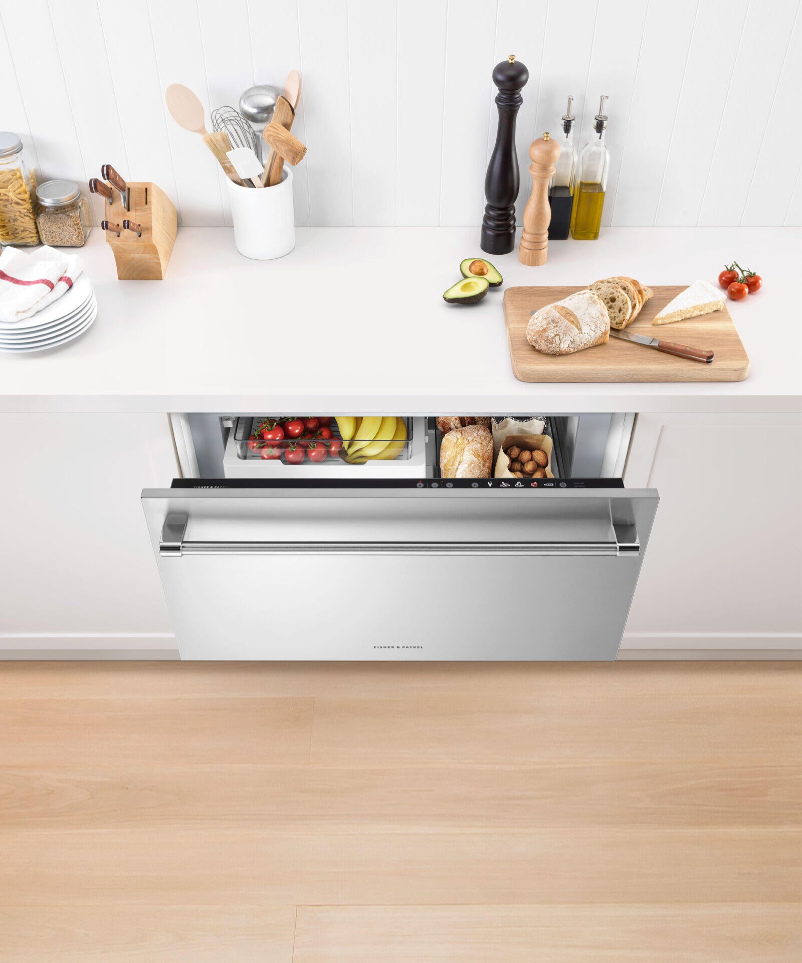 Fisher & Paykel 36" Series 9 Integrated CoolDrawer™ Multi-temperature Drawer