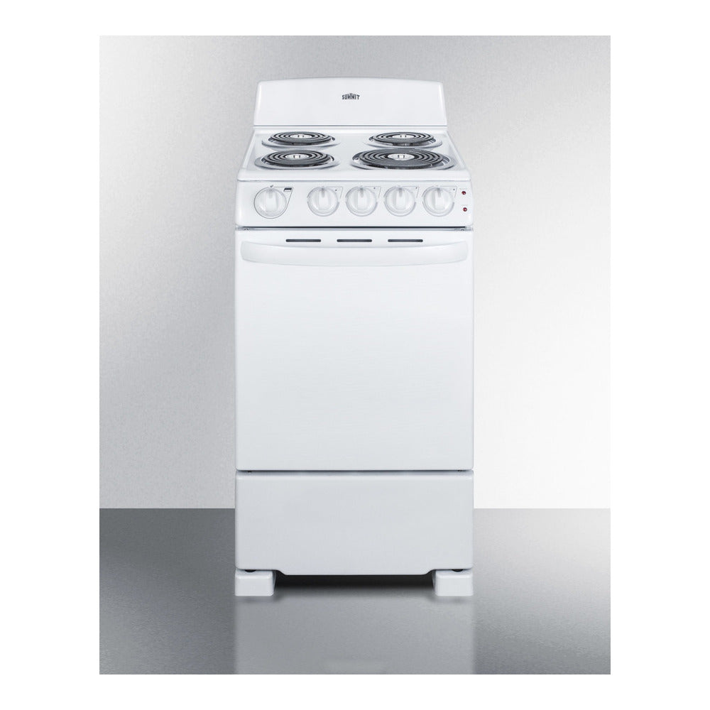Summit 20" Wide Electric Coil Range