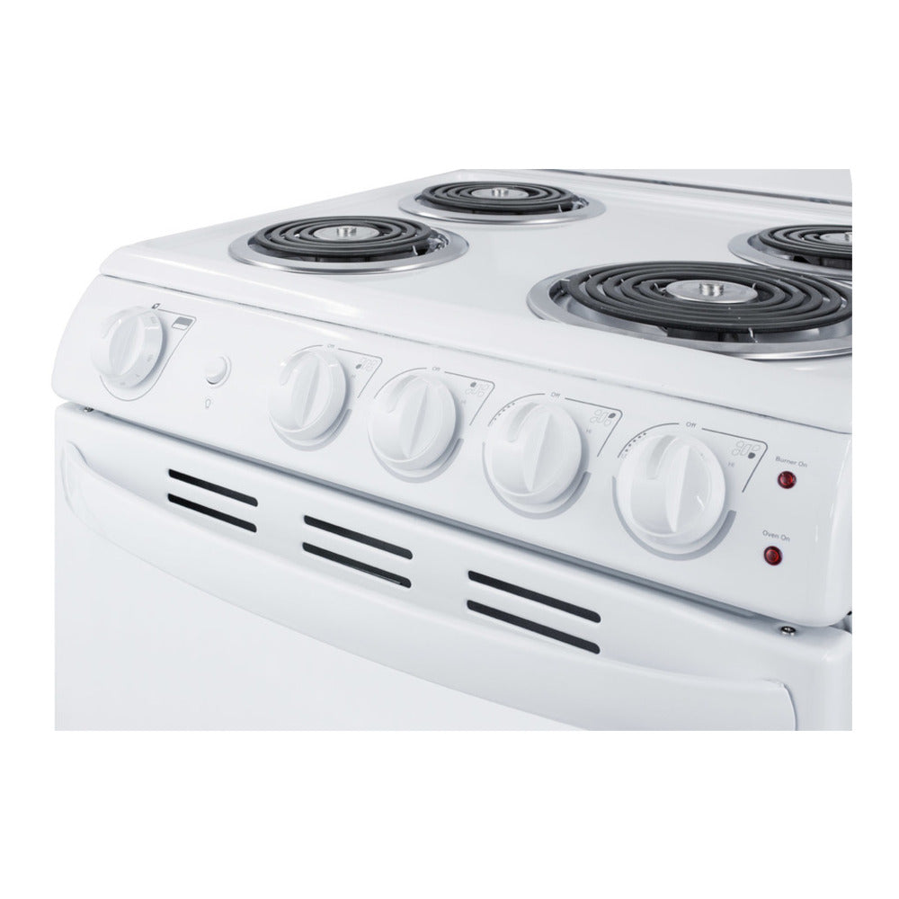 Summit 20" Wide Electric Coil Range