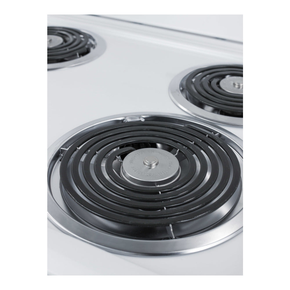 Summit 20" Wide Electric Coil Range