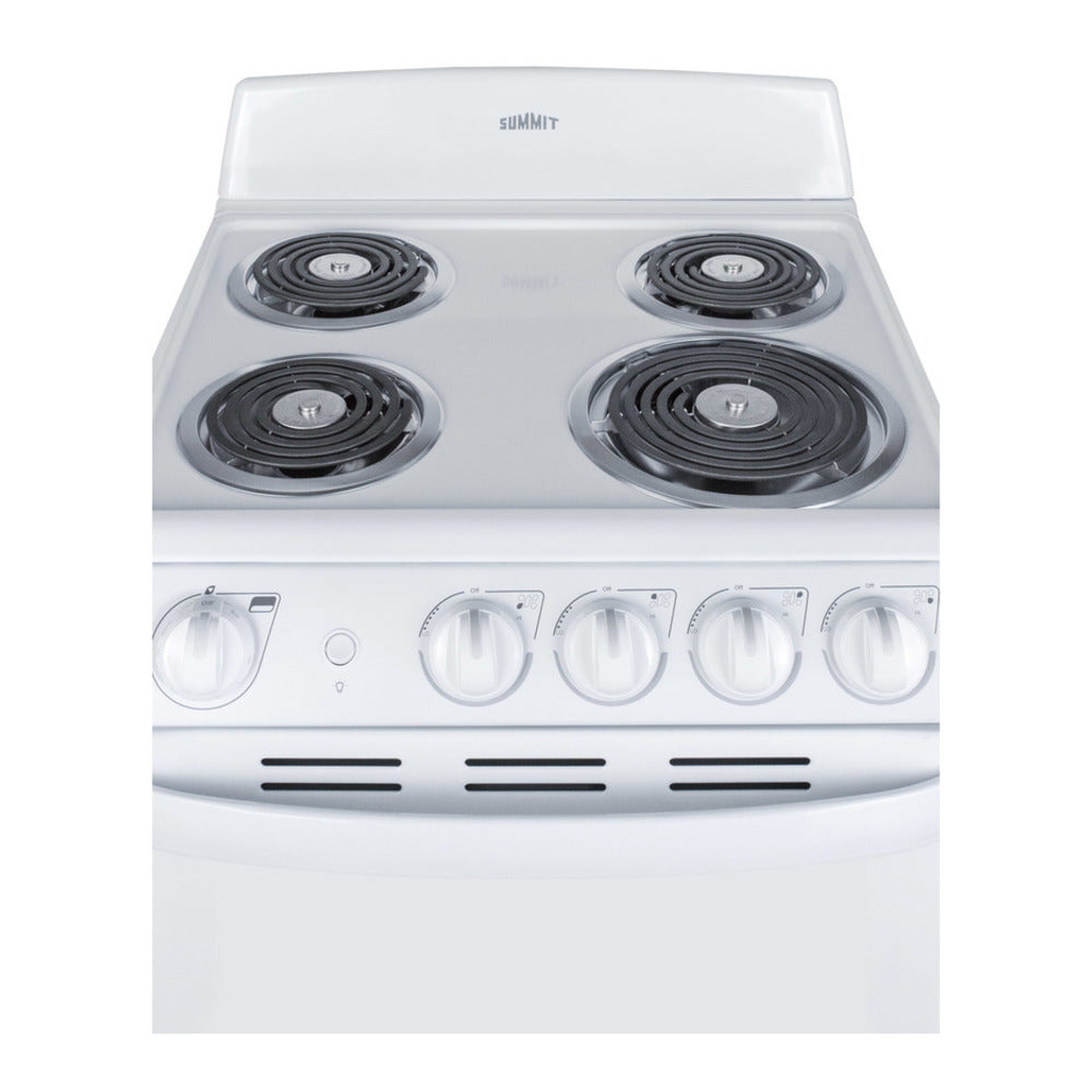 Summit 20" Wide Electric Coil Range
