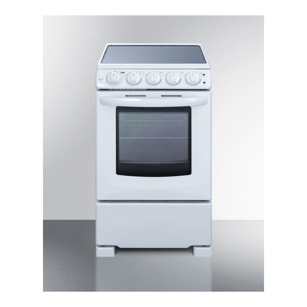 Summit 20" Wide Electric Smooth-top Range