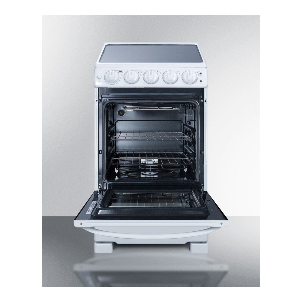 Summit 20" Wide Electric Smooth-top Range