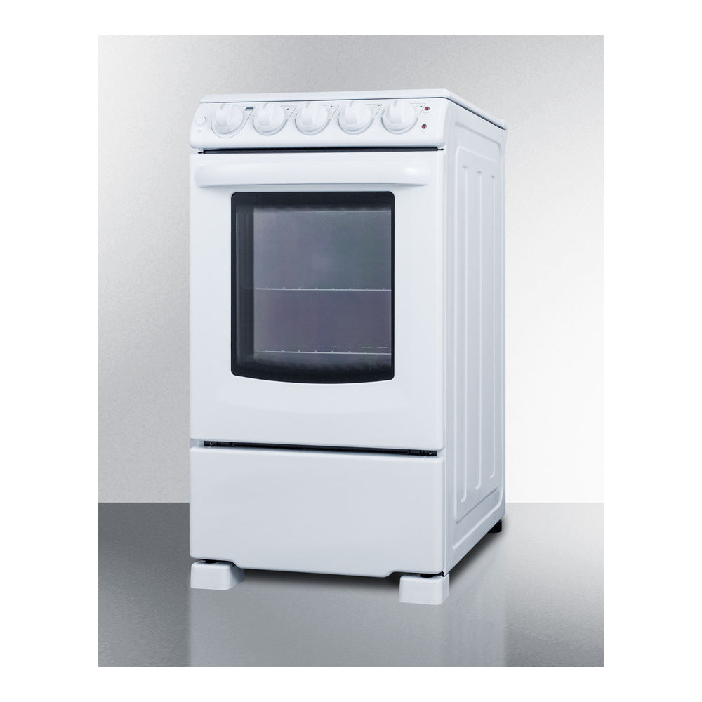 Summit 20" Wide Electric Smooth-top Range