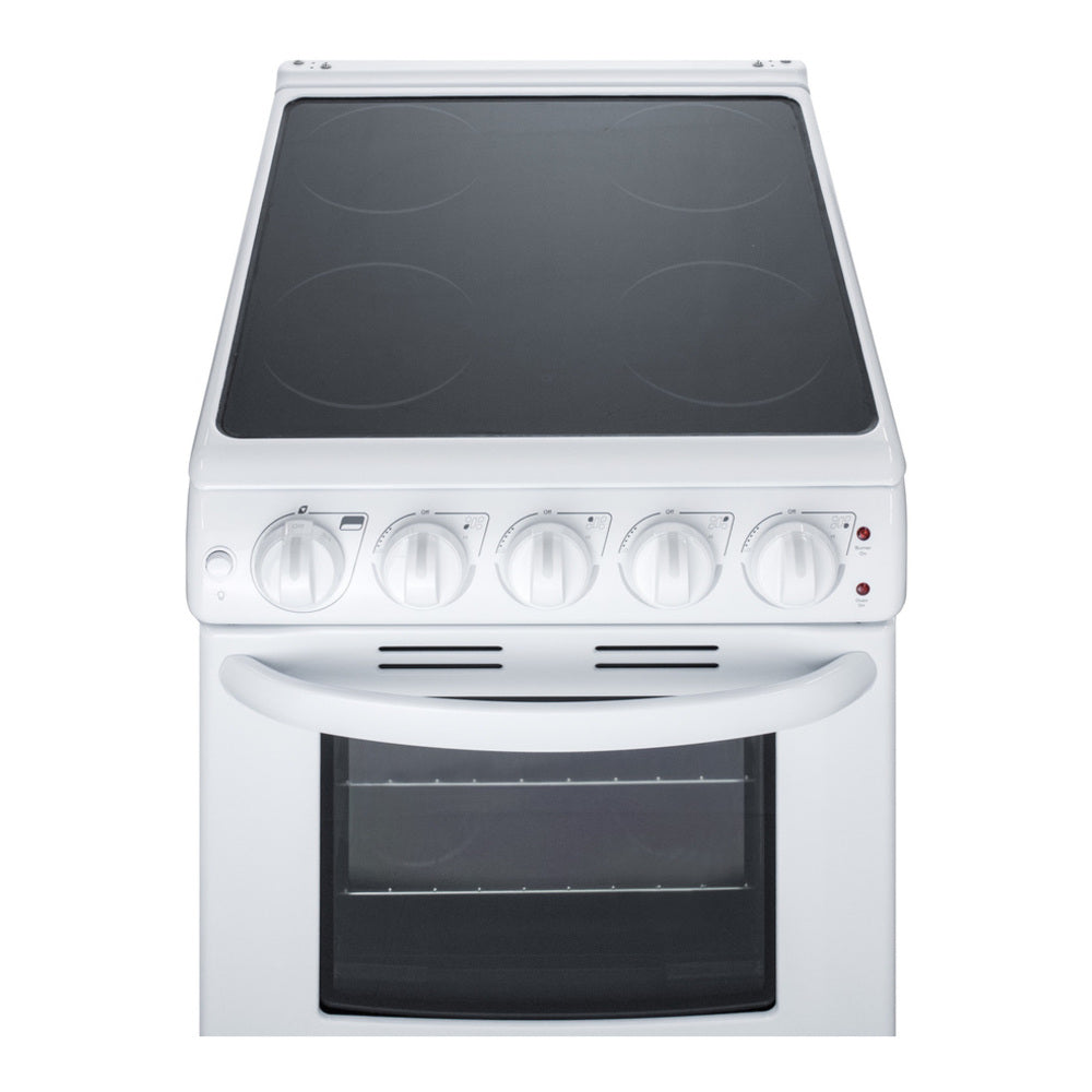 Summit 20" Wide Electric Smooth-top Range