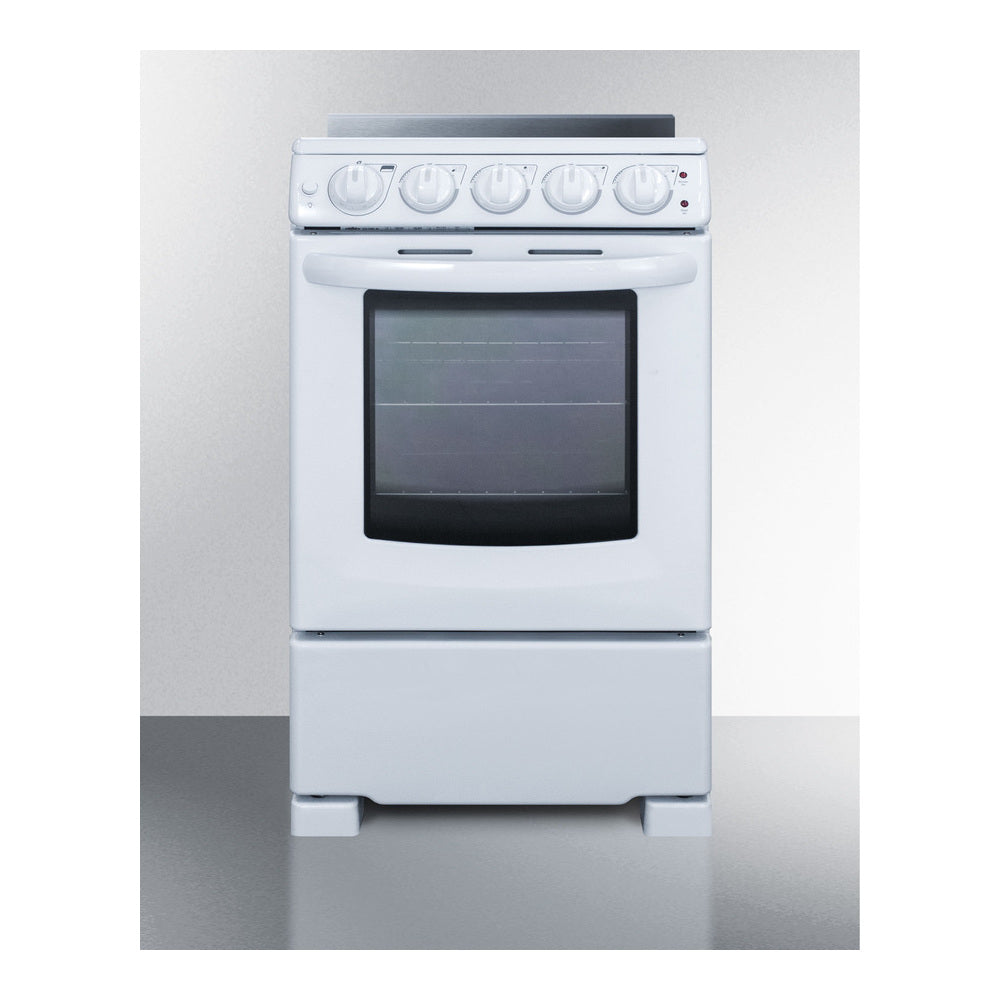 Summit 20" Wide Electric Smooth-top Range