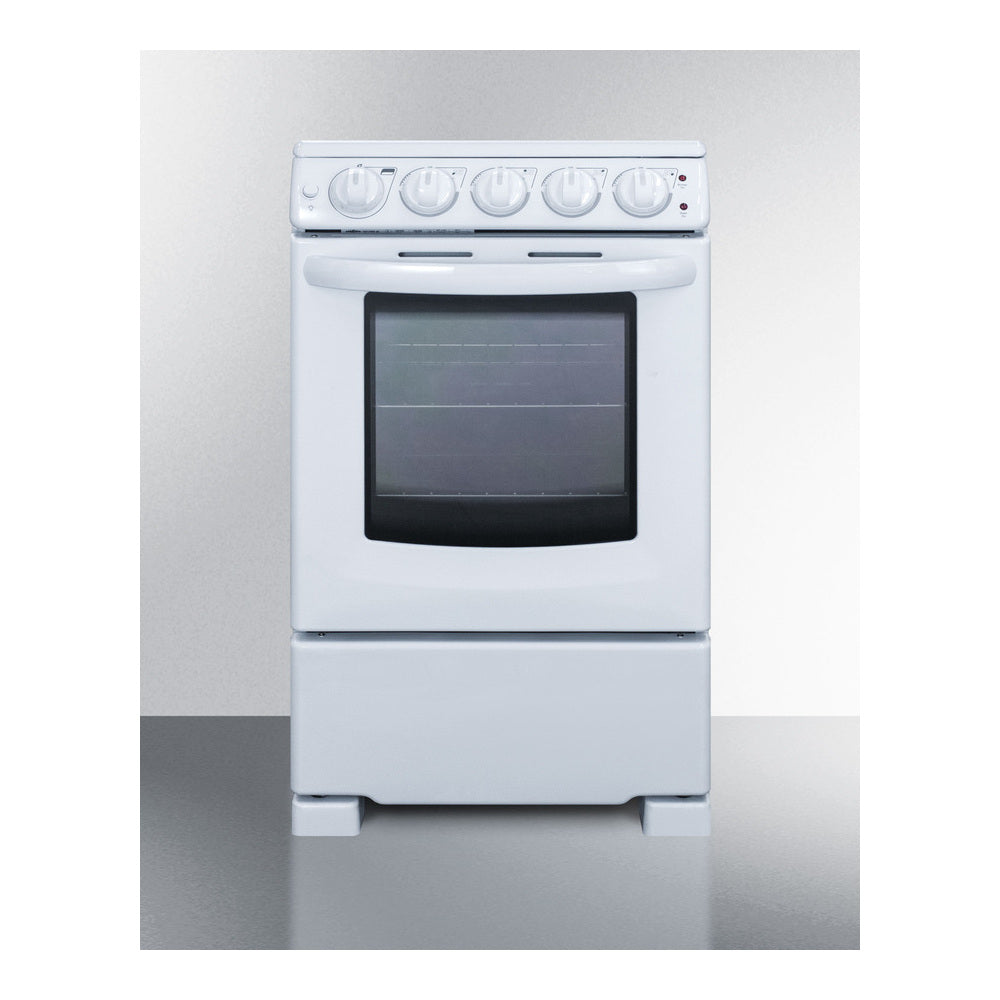 Summit 20" Wide Electric Smooth-top Range