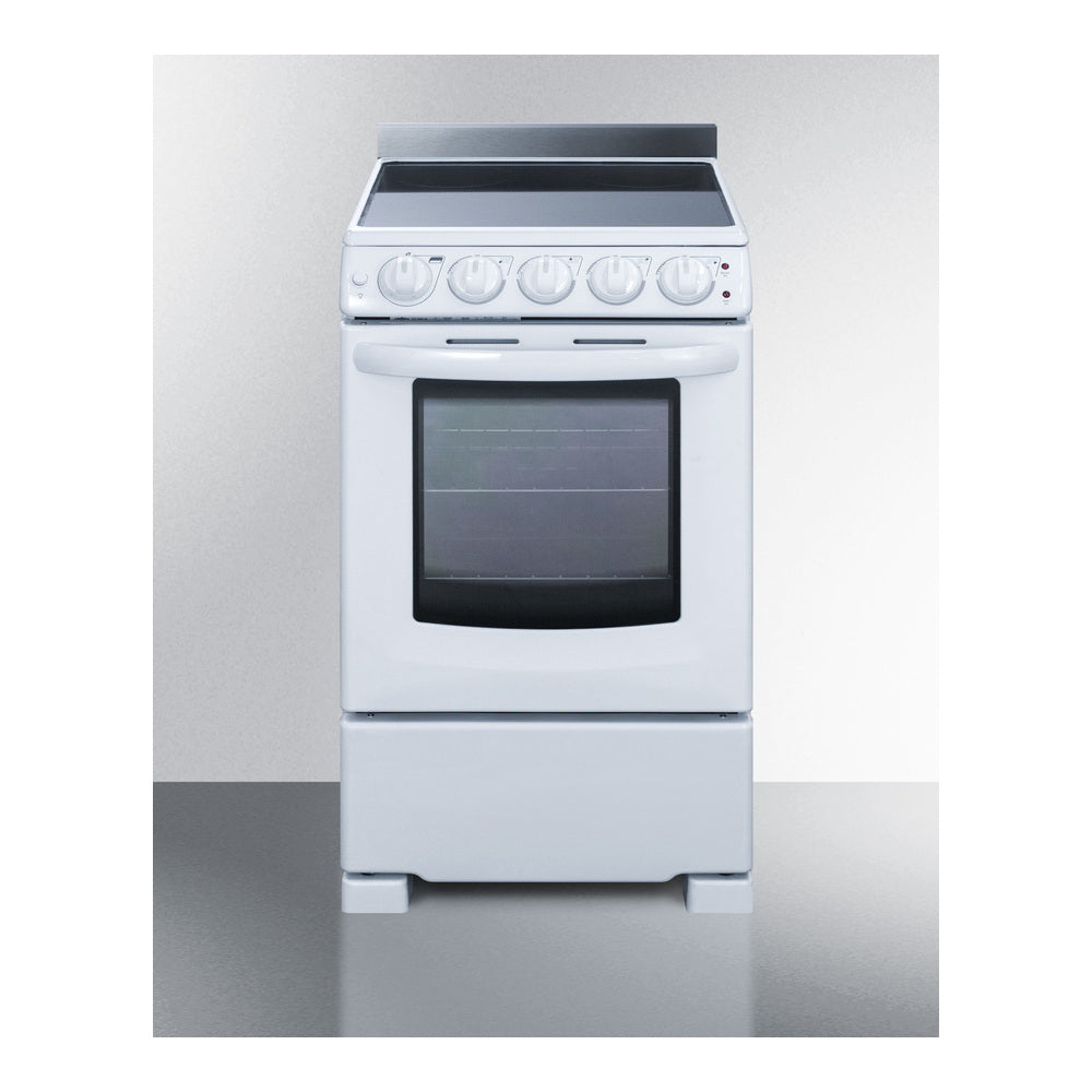 Summit 20" Wide Electric Smooth-top Range