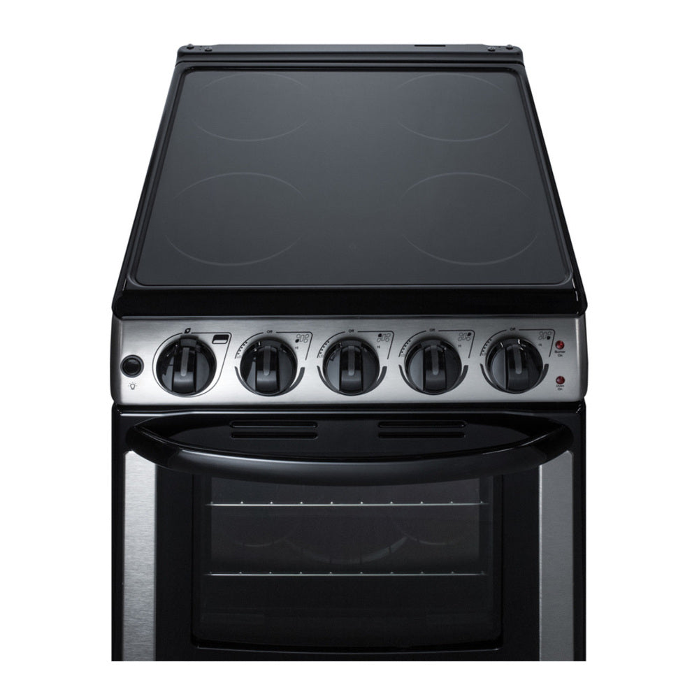 Summit 20" Wide Electric Smooth-top Range