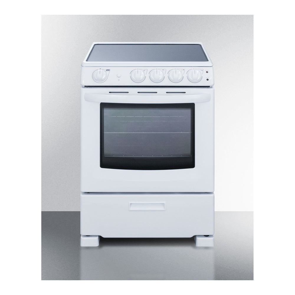 Summit 24" Wide Electric Smooth-top Range