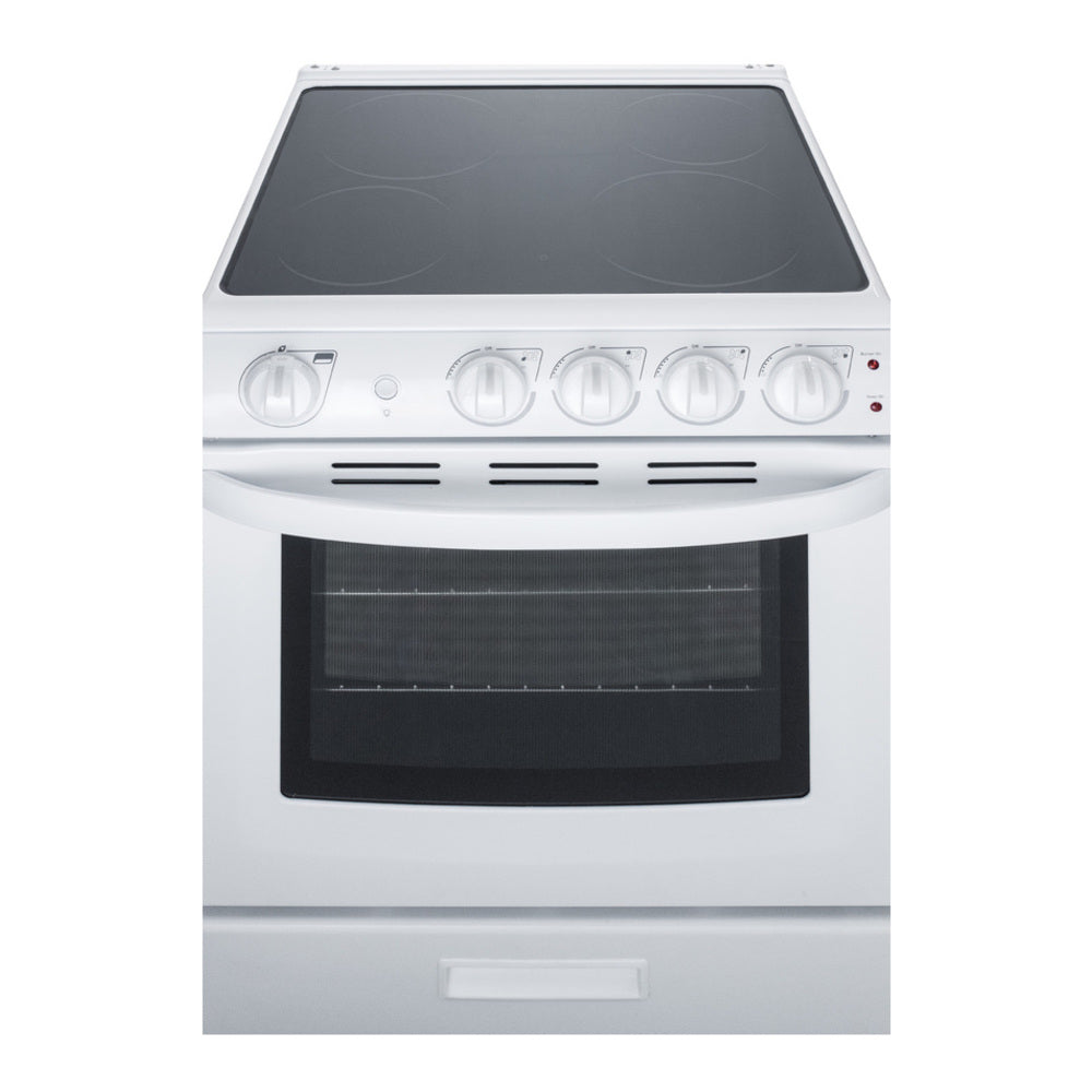 Summit 24" Wide Electric Smooth-top Range