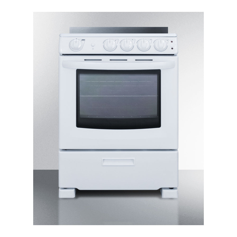Summit 24" Wide Electric Smooth-top Range