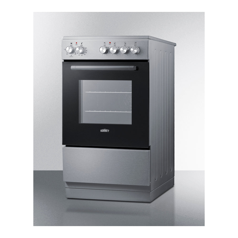Summit 20" Wide Electric Smooth-top Range