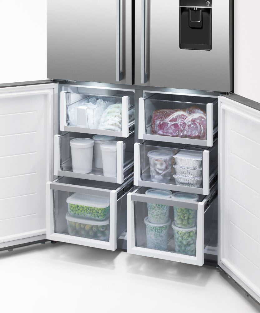 Fisher & Paykel 18.9 cu ft Series 7 Quad Door Refrigerator Freezer