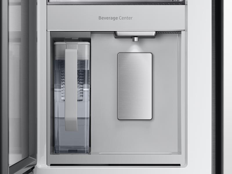 Samsung Bespoke 4-Door French Door Refrigerator (23 cu. ft.) with Beverage Center™ in Wh