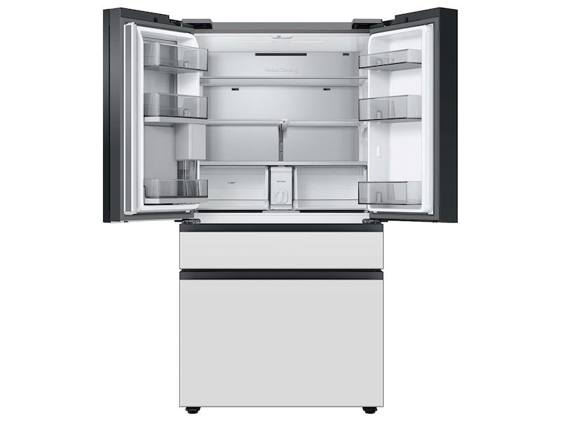 Samsung Bespoke 4-Door French Door Refrigerator (23 cu. ft.) with Beverage Center™ in Wh