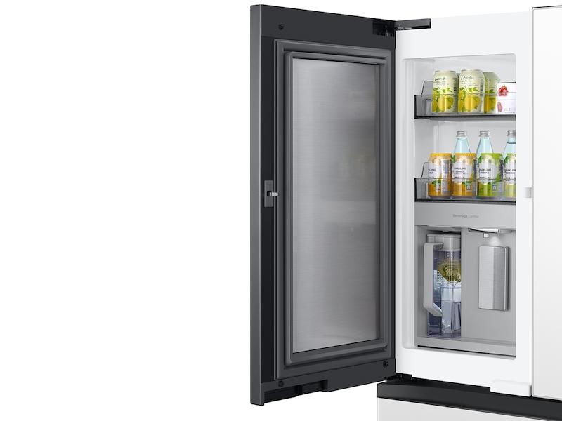 Samsung Bespoke 4-Door French Door Refrigerator (23 cu. ft.) with Beverage Center™ in Wh