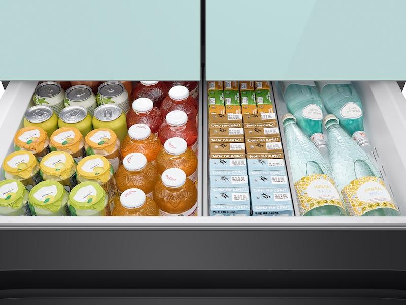 Samsung Bespoke 4-Door French Door Refrigerator (23 cu. ft.) with Beverage Center™ in Mo