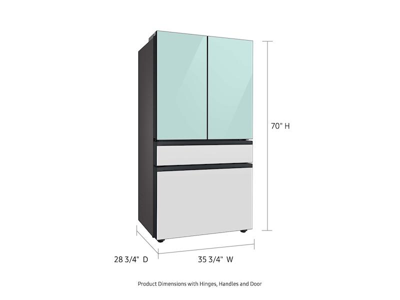 Samsung Bespoke 4-Door French Door Refrigerator (23 cu. ft.) with Beverage Center™ in Mo