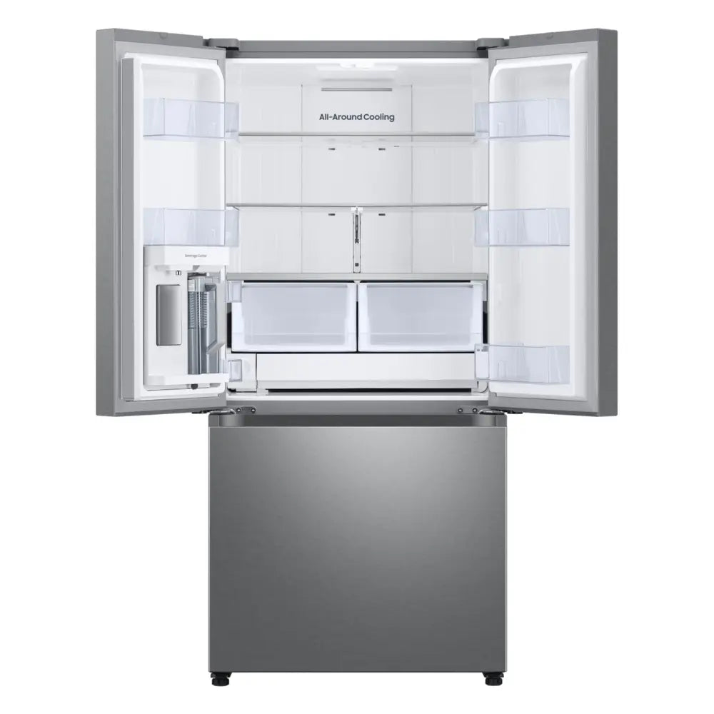 Samsung Bespoke AI 3-Door French Door 33" & Beverage Center™  Dual Auto Ice Maker  25 cu