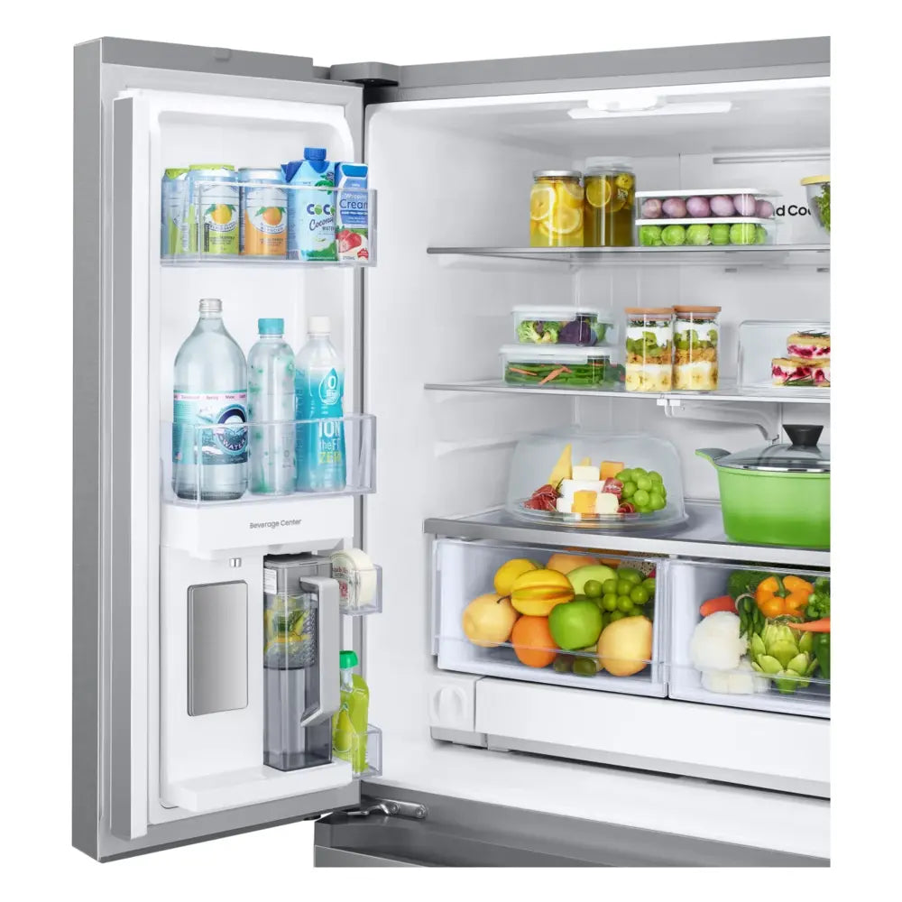 Samsung Bespoke AI 3-Door French Door 33" & Beverage Center™  Dual Auto Ice Maker  25 cu