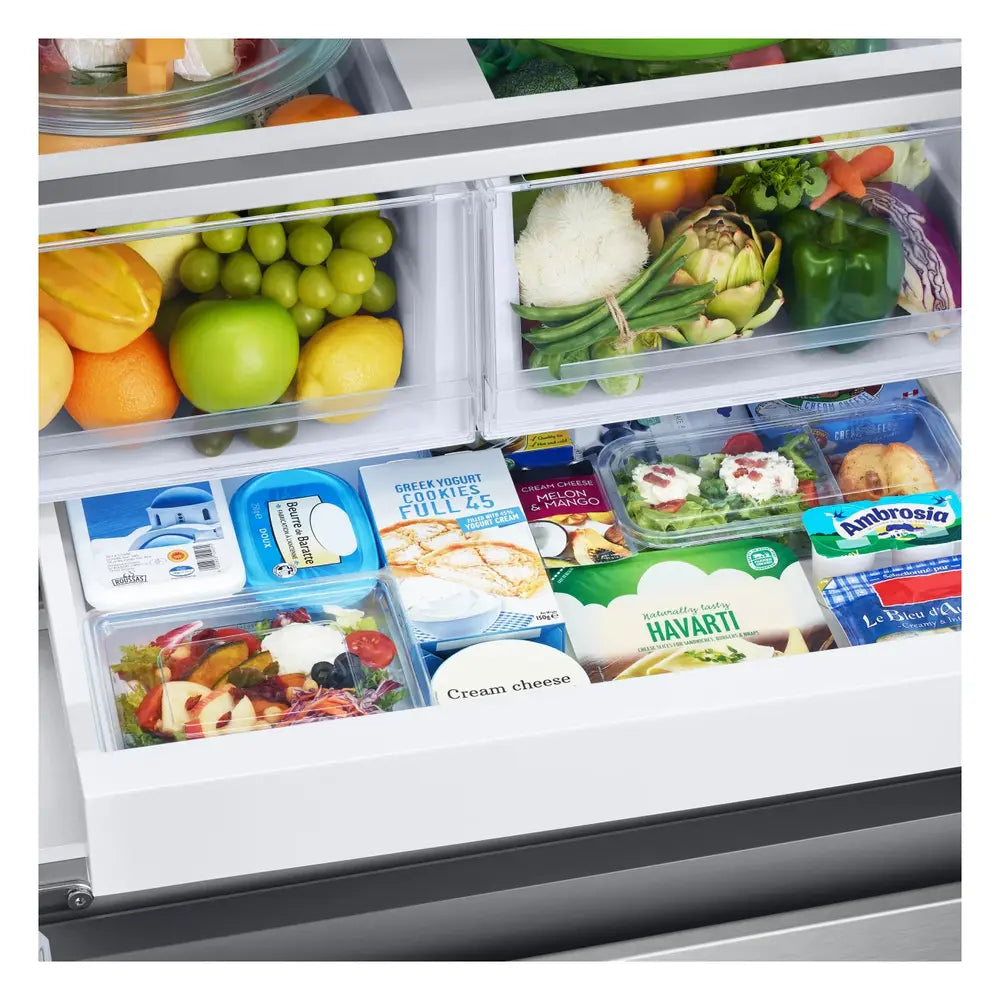 Samsung Bespoke AI 3-Door French Door 33" & Beverage Center™  Dual Auto Ice Maker  25 cu