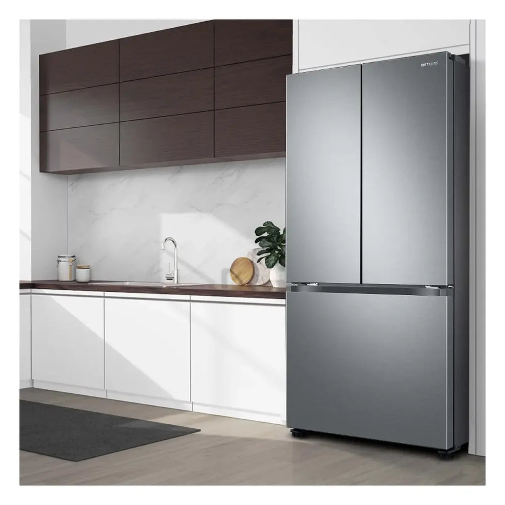 Samsung Bespoke AI 3-Door French Door 33" & Beverage Center™  Dual Auto Ice Maker  25 cu