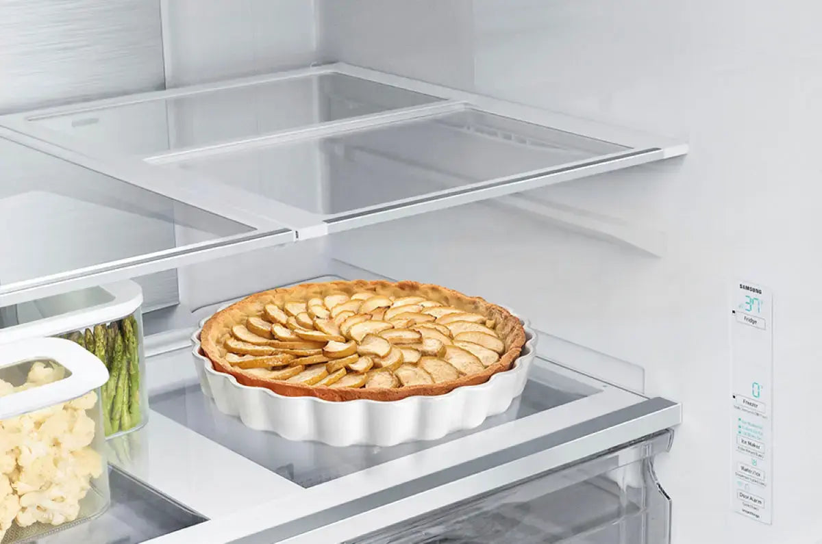 Samsung Bespoke AI 3-Door French Door Mega Capacity  Dual Ice Maker & Stainless Look  27