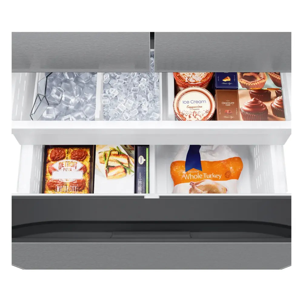 Samsung Bespoke AI 3-Door French Door Mega Capacity  Dual Auto Ice Maker  27 cu.ft.