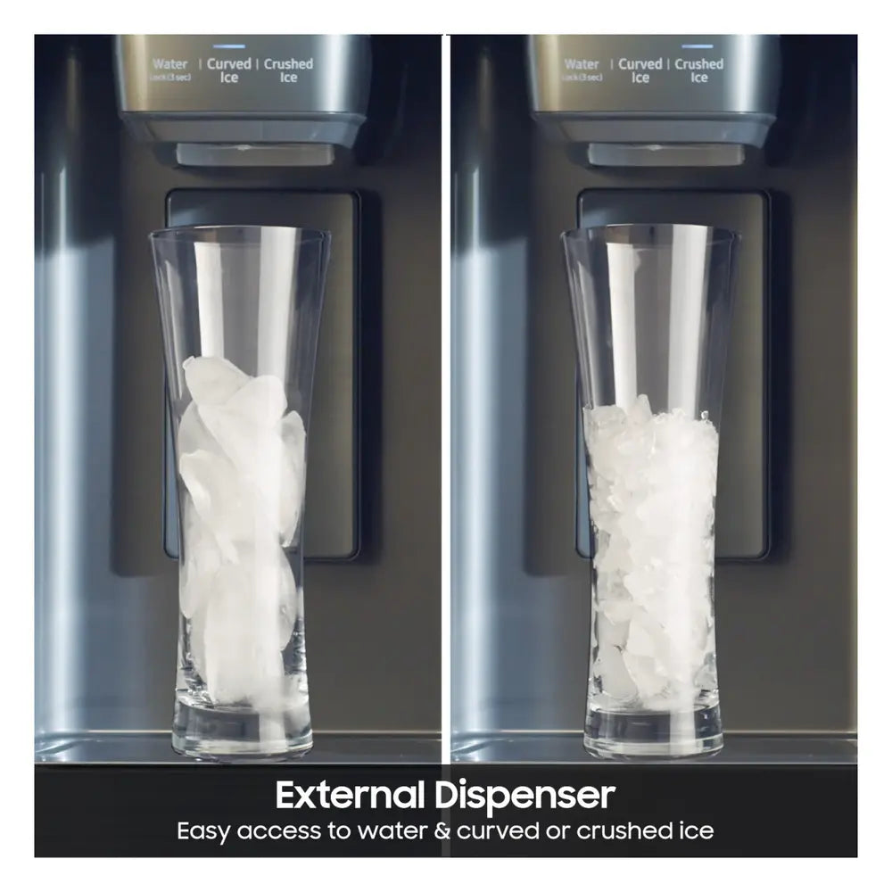 Samsung Bespoke AI 3-Door French Door Mega Capacity  External Water & Ice Dispenser  26 