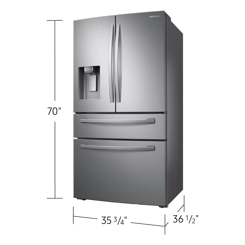 Samsung 4-Door French Door FlexZone™  External Water & Ice Dispenser  28 cu.ft.