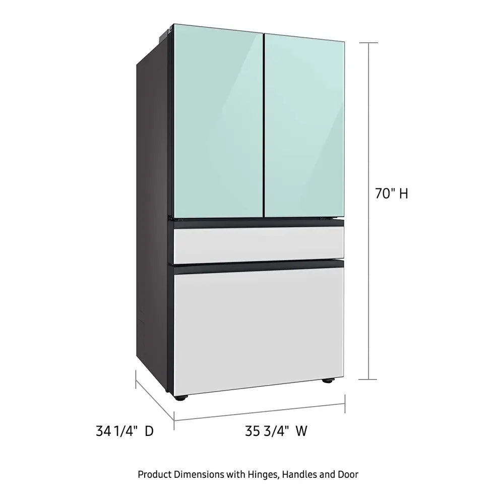 Samsung Bespoke 4-Door French Door Refrigerator (29 cu. ft.) with Beverage Center™ in Mo