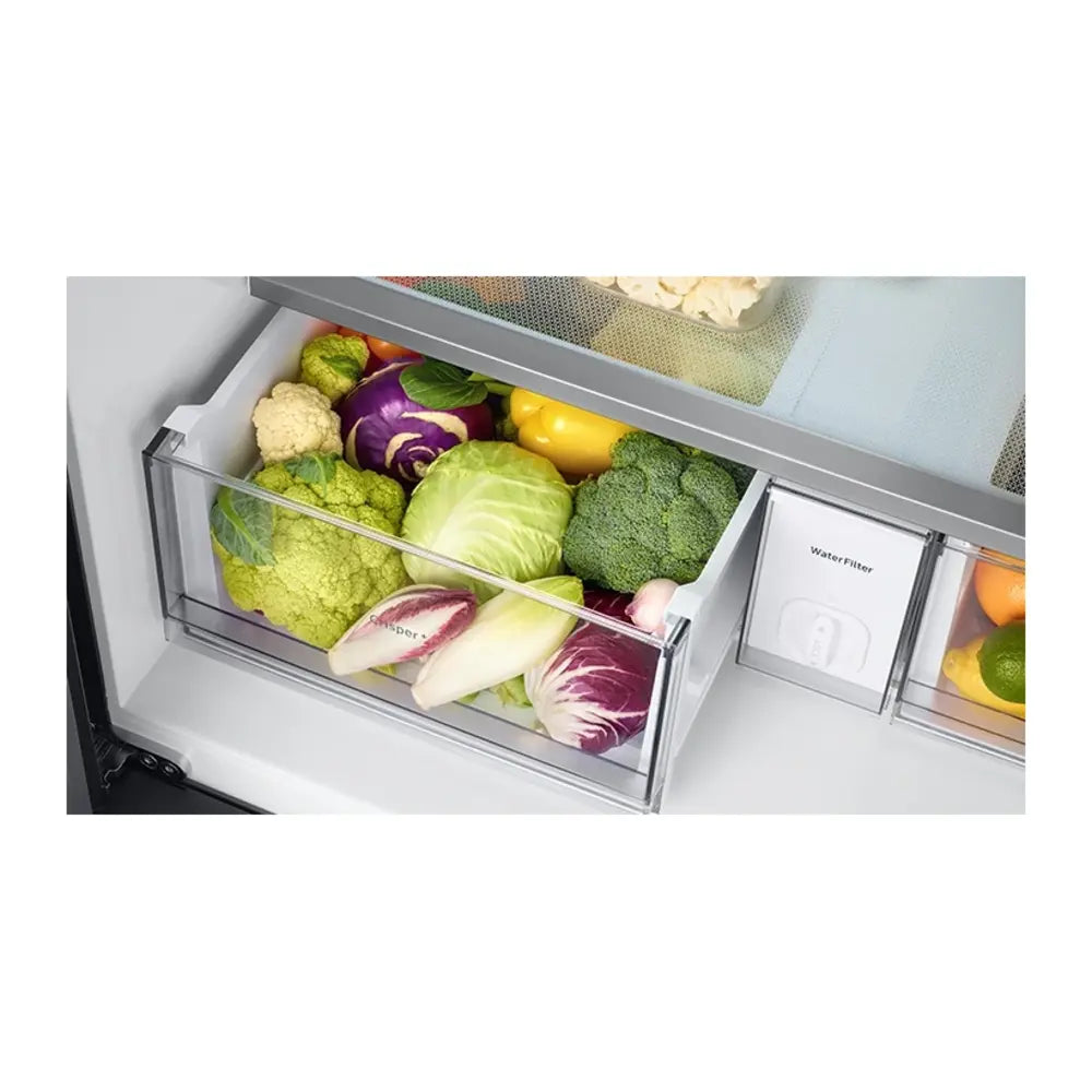 Samsung Bespoke 4-Door French Door Refrigerator (29 cu. ft.) with Beverage Center™ in Mo