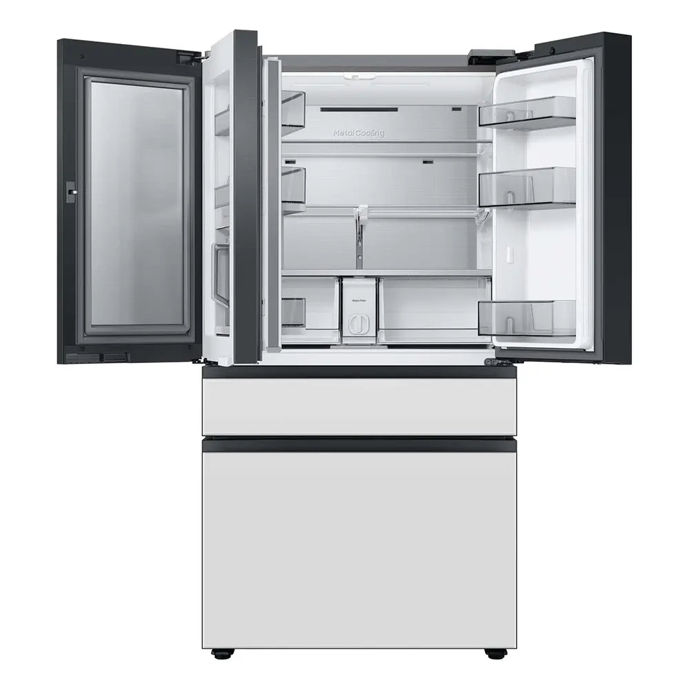 Samsung Bespoke 4-Door French Door Refrigerator (29 cu. ft.) with Beverage Center™ (Pane