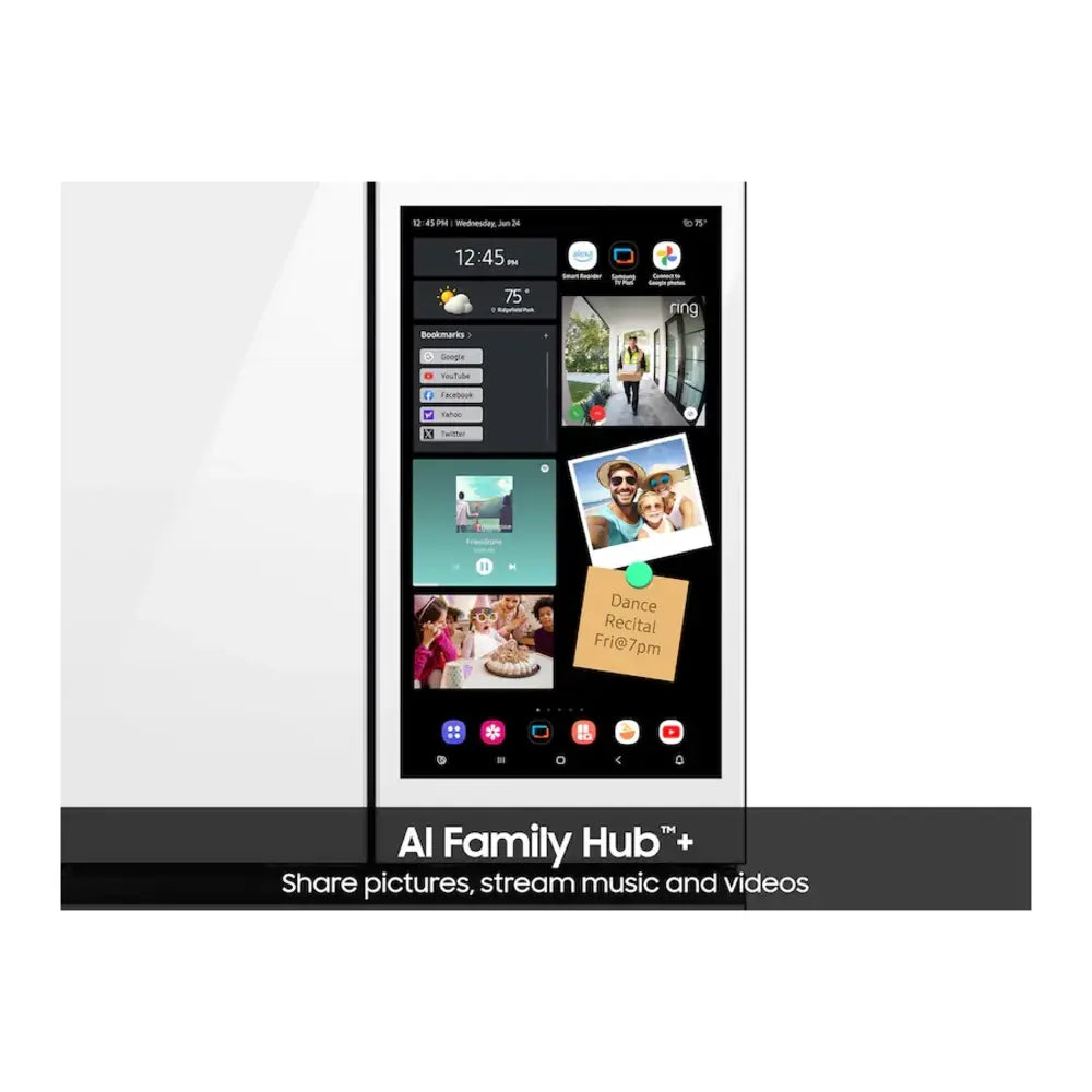 Samsung Bespoke AI 4-Door French Door AI Family Hub™  AI Vision & Auto Open Door  23 cu.