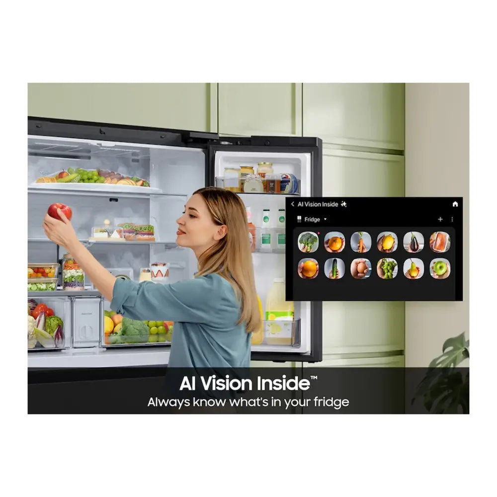 Samsung Bespoke AI 4-Door French Door AI Family Hub™ & AI Vision  Beverage Center™  23 c