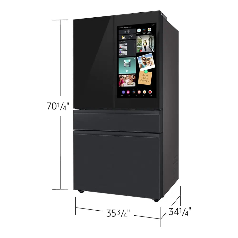 Samsung Bespoke AI 4-Door French Door AI Family Hub™  AI Vision & Auto Open Door  29 cu.