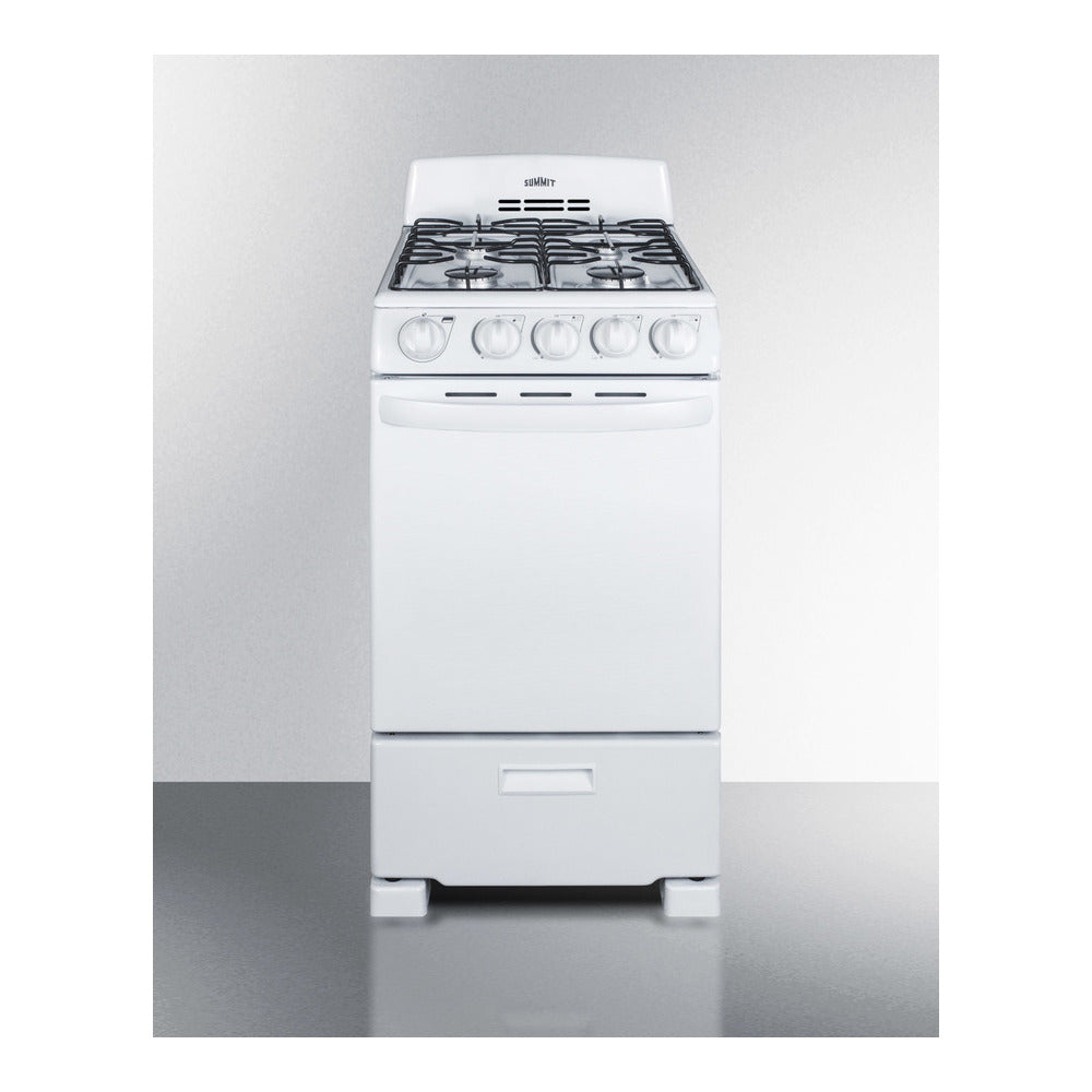 Summit 20" Wide Gas Range