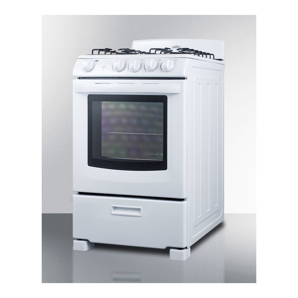 Summit 24" Wide Gas Range