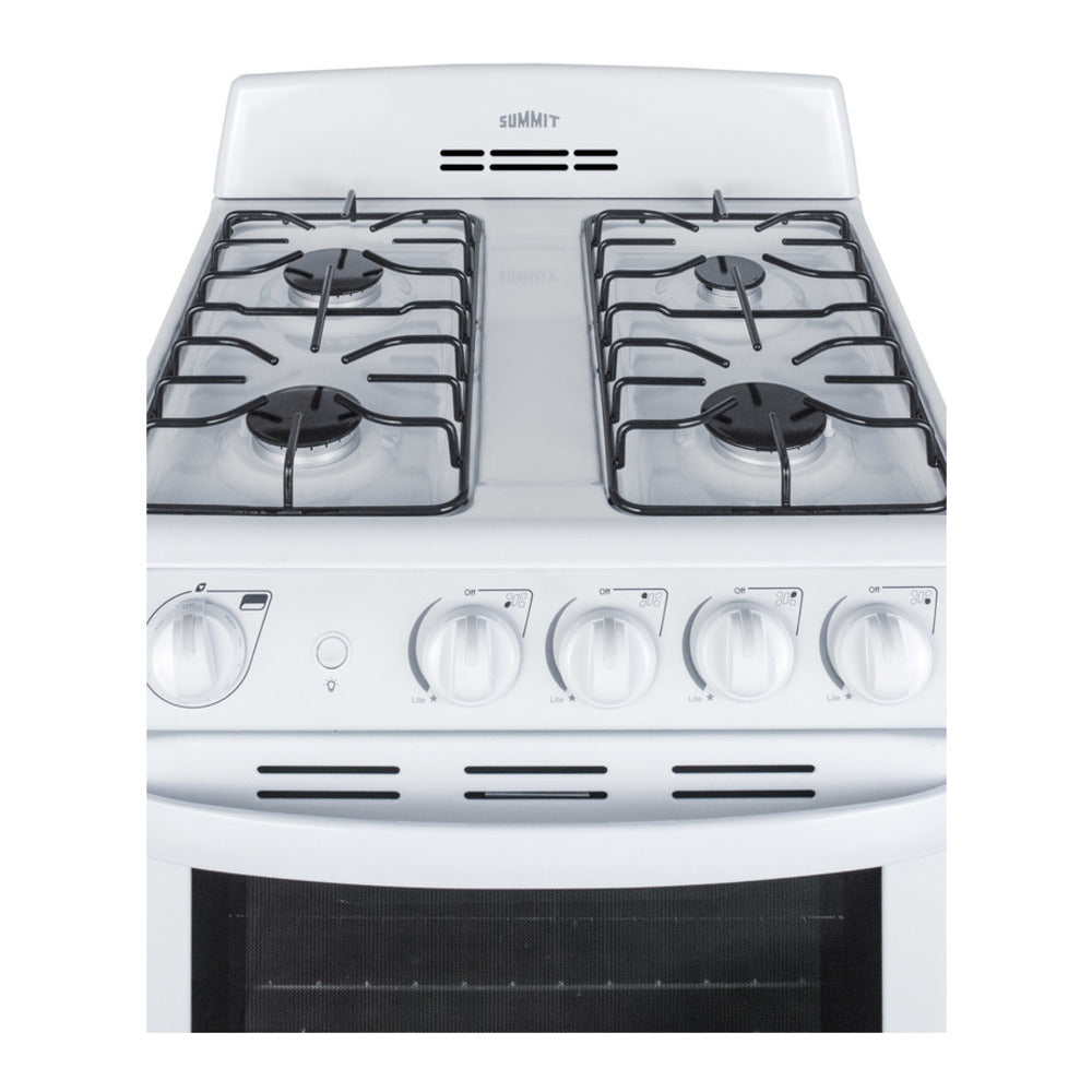 Summit 24" Wide Gas Range