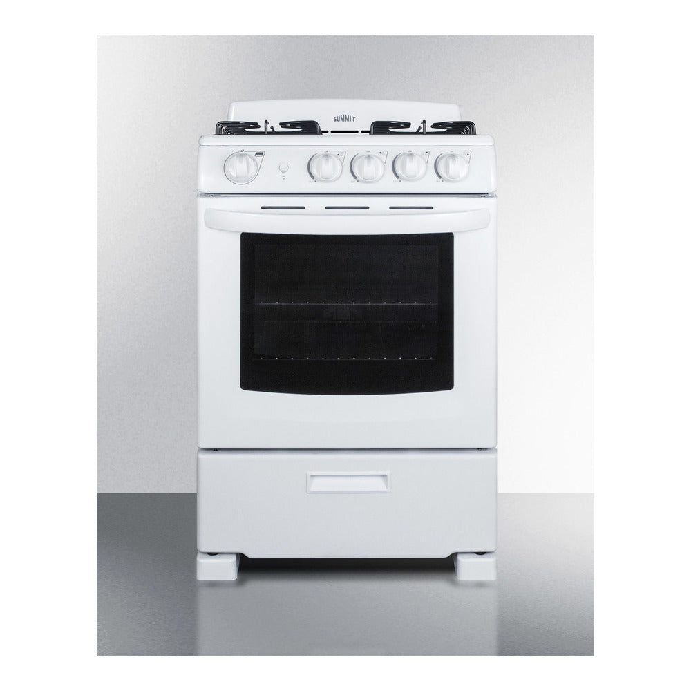 Summit 24" Wide Gas Range