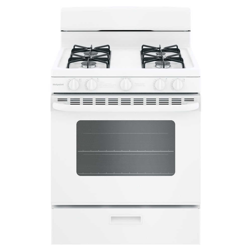 Hotpoint Hotpoint® 30" Free-Standing Gas Range with Cordless Battery Ignition
