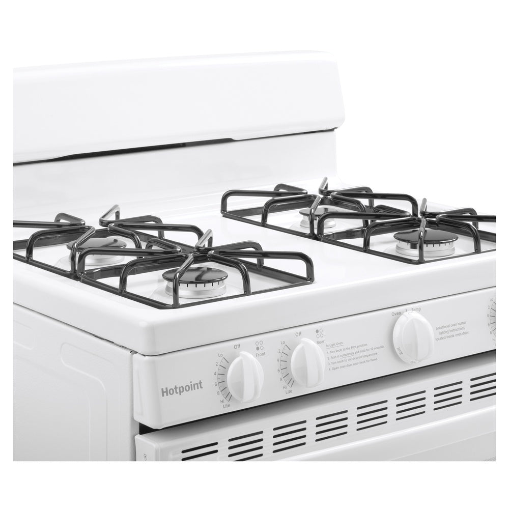 Hotpoint Hotpoint® 30" Free-Standing Gas Range with Cordless Battery Ignition