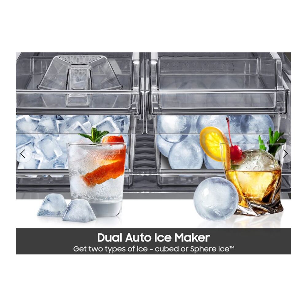 Samsung Bespoke AI 4-Door French Door AI Hybrid Cooling  Sphere Ice™  23 cu.ft.