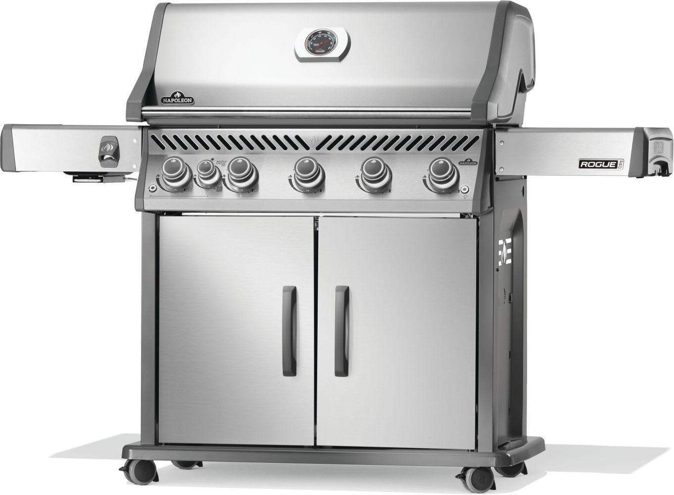 Napoleon Rogue PRO 625 SIB with Infrared Side Burner , Propane, Stainless Steel