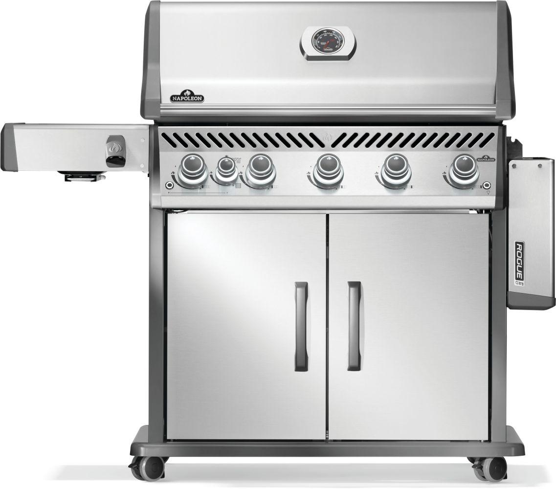 Napoleon Rogue PRO 625 SIB with Infrared Side Burner , Propane, Stainless Steel