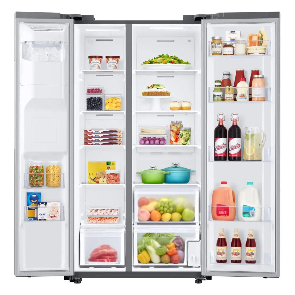 Samsung Bespoke AI Side-by-Side External Water & Ice Dispenser  Auto Ice Maker  22 cu.ft