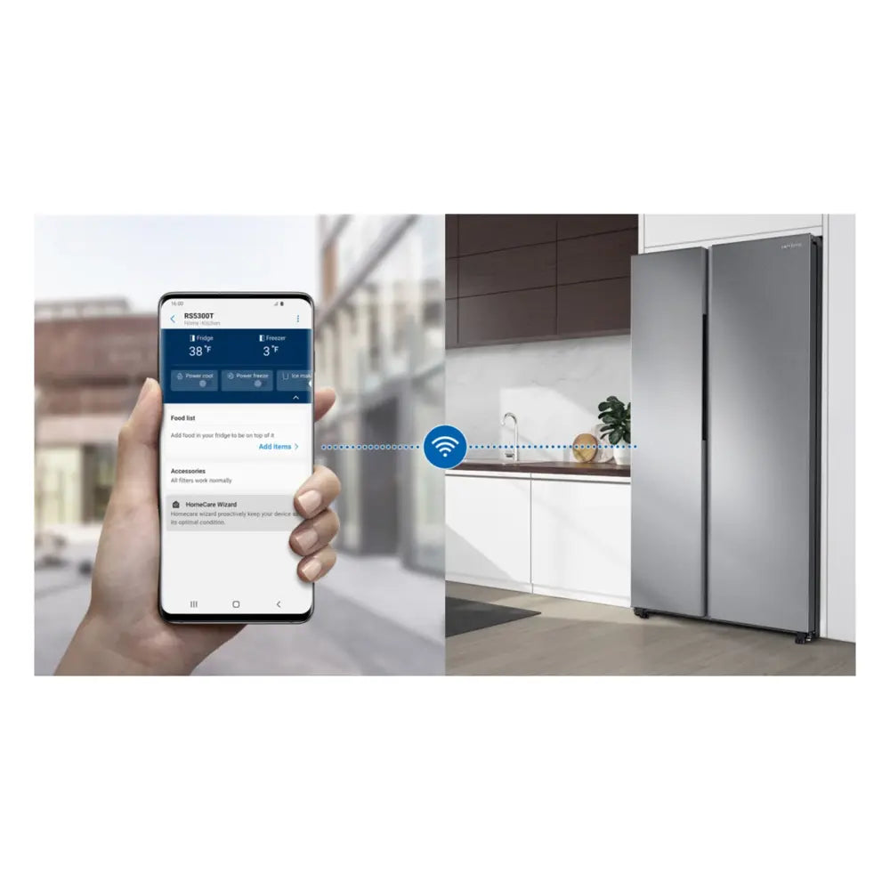 Samsung Bespoke AI Side-by-Side In-Door Ice Maker  All-Around Cooling  28 cu.ft.