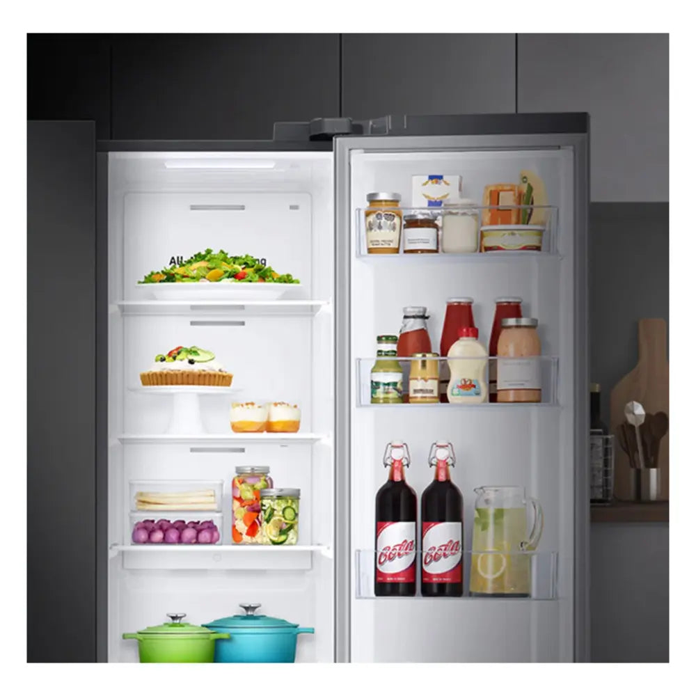 Samsung Bespoke AI Side-by-Side In-Door Ice Maker  All-Around Cooling  28 cu.ft.